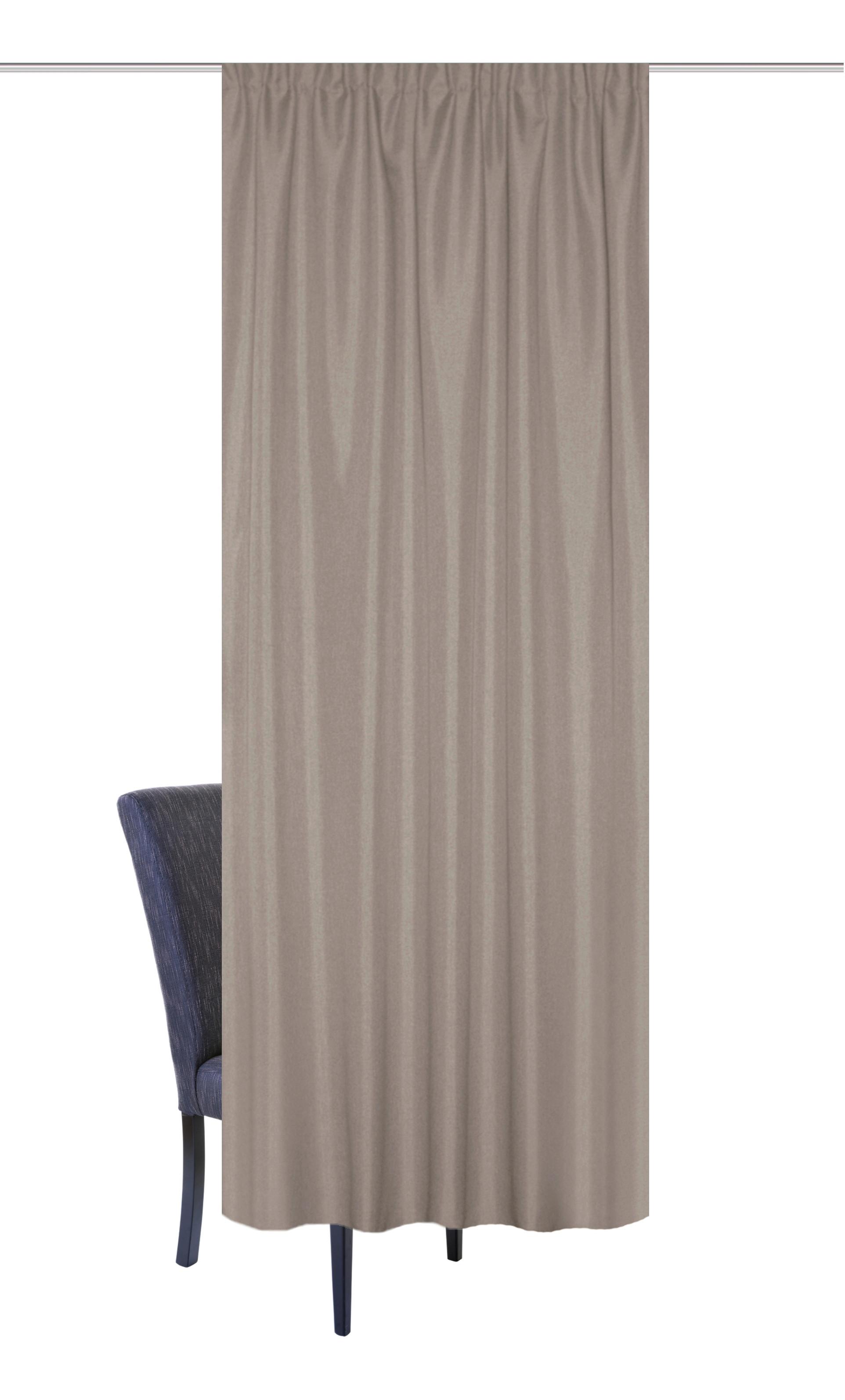 Wärmeschutzvorhang Eskimo Naturfarben B: 135 cm - Naturfarben, Basics, Textil (135/225cm) - Schmidt W. Gmbh