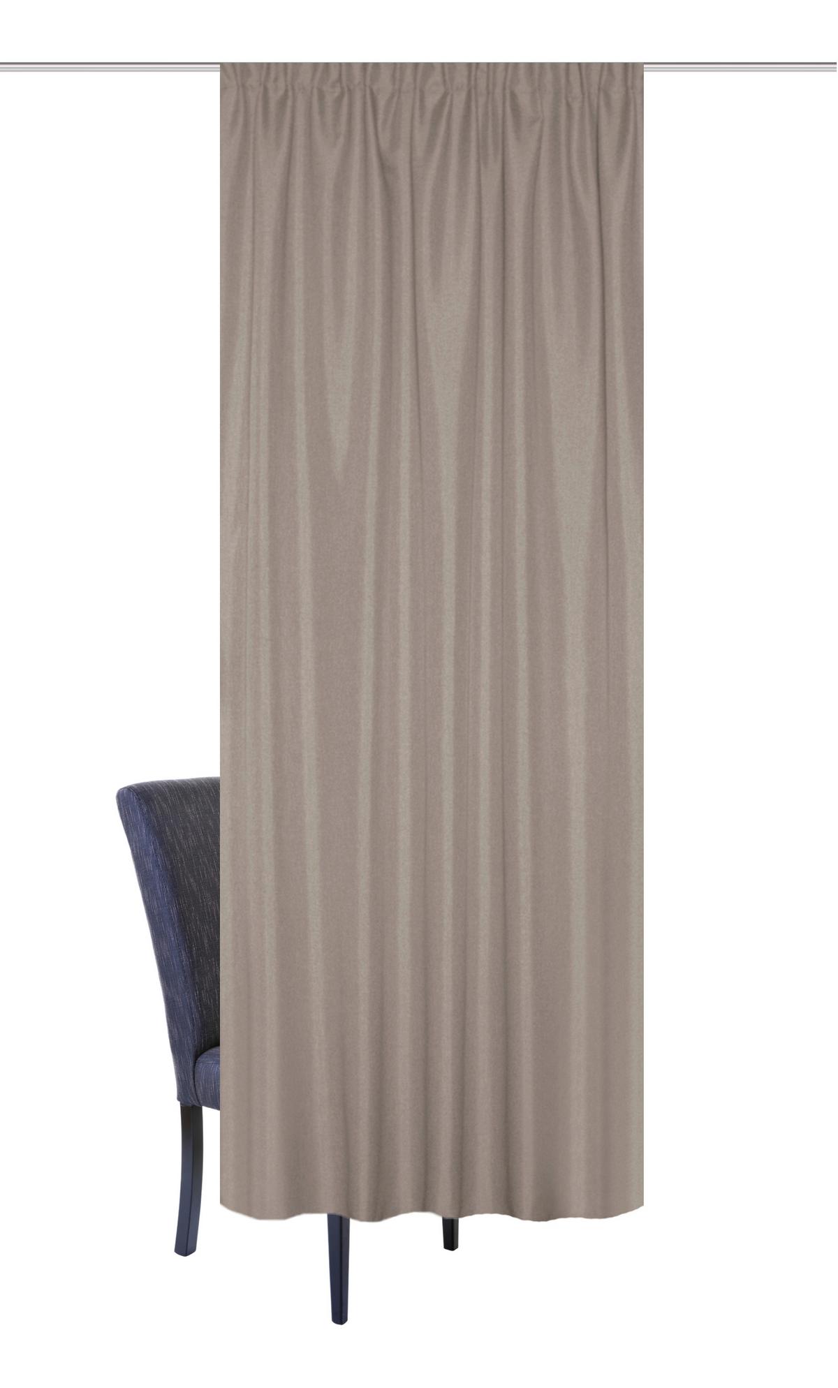 Wärmeschutzvorhang Eskimo Naturfarben B: 135 cm - Naturfarben, Basics, Textil (135/225cm) - Schmidt W. Gmbh