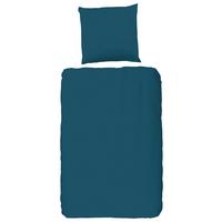 Bettwäsche Blau Petrol 135x200 Cm - Petrol, Basics, Textil (135/200cm)