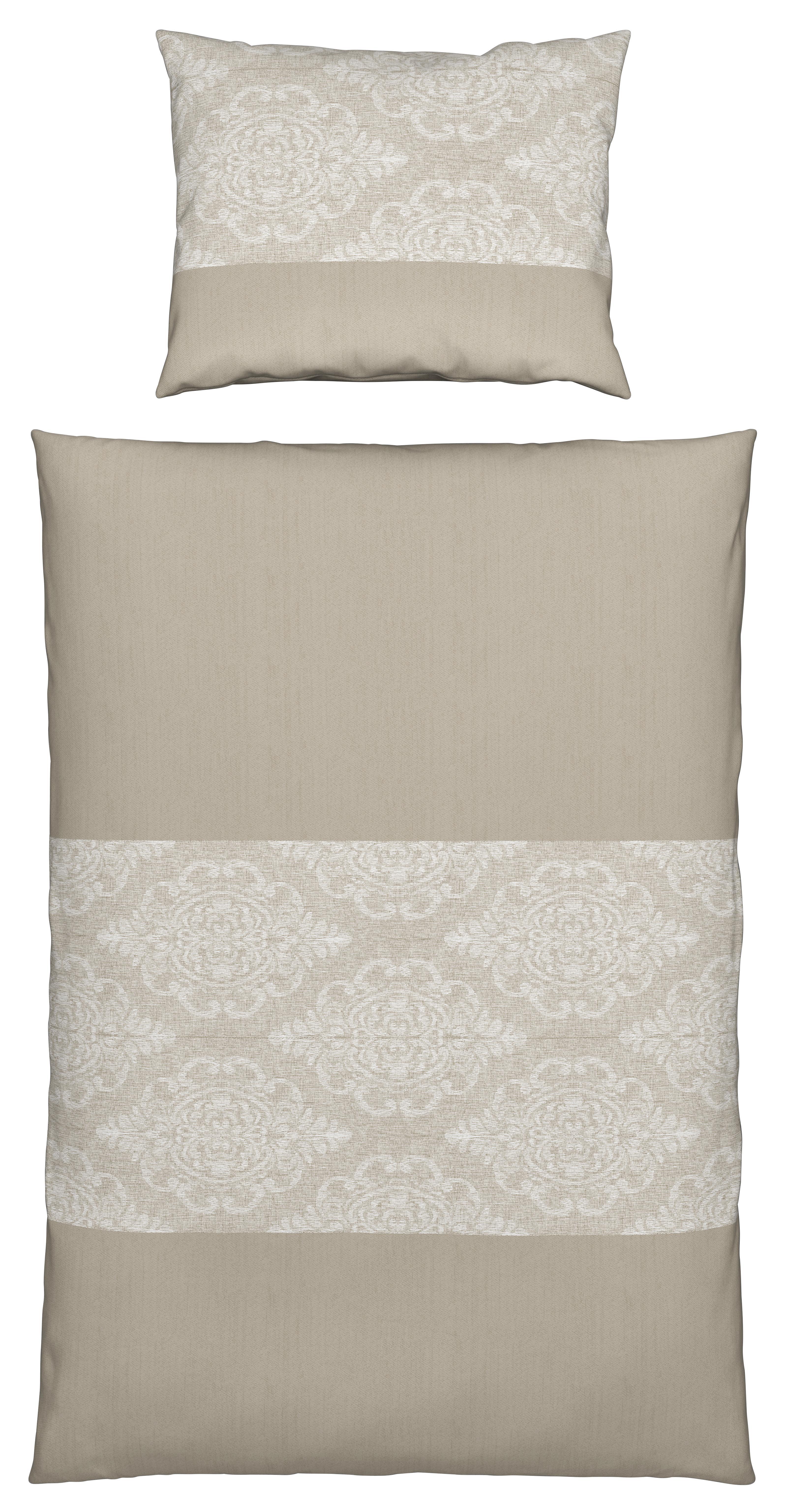 Ágyneműhuzat Esra - Szürke, modern, Textil - Luca Bessoni