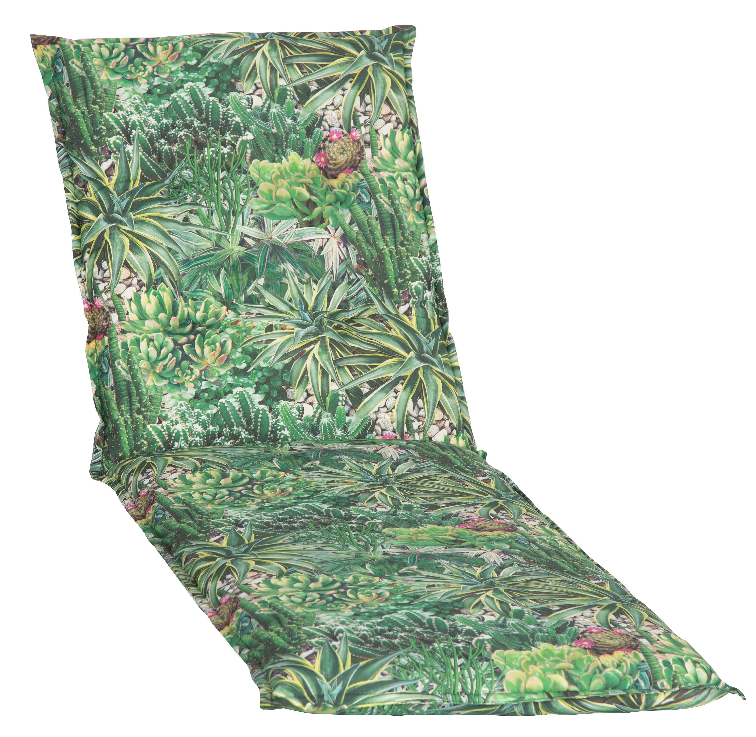 Auflage für Liege Tegernsee 191x58x8 cm Grün - Grün, Basics, Textil (191/58/8cm) - Gardenson