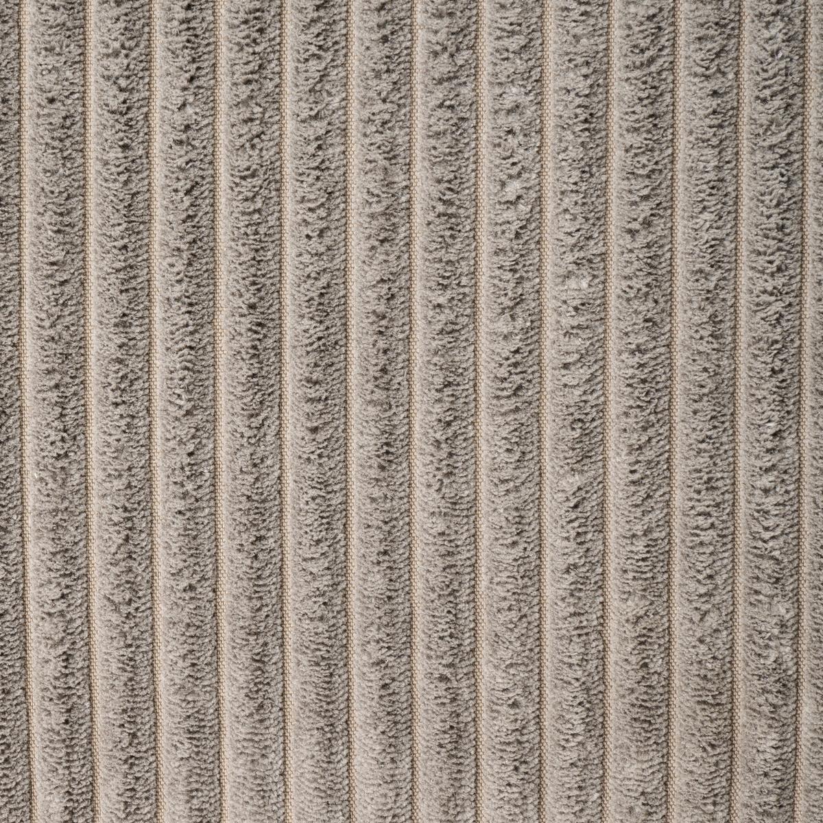 Eckbank Chios Cord Dunkelgrau, S: 190x150cm - Schwarz/Grau, KONVENTIONELL, Textil/Metall (190/150cm) - MID.YOU