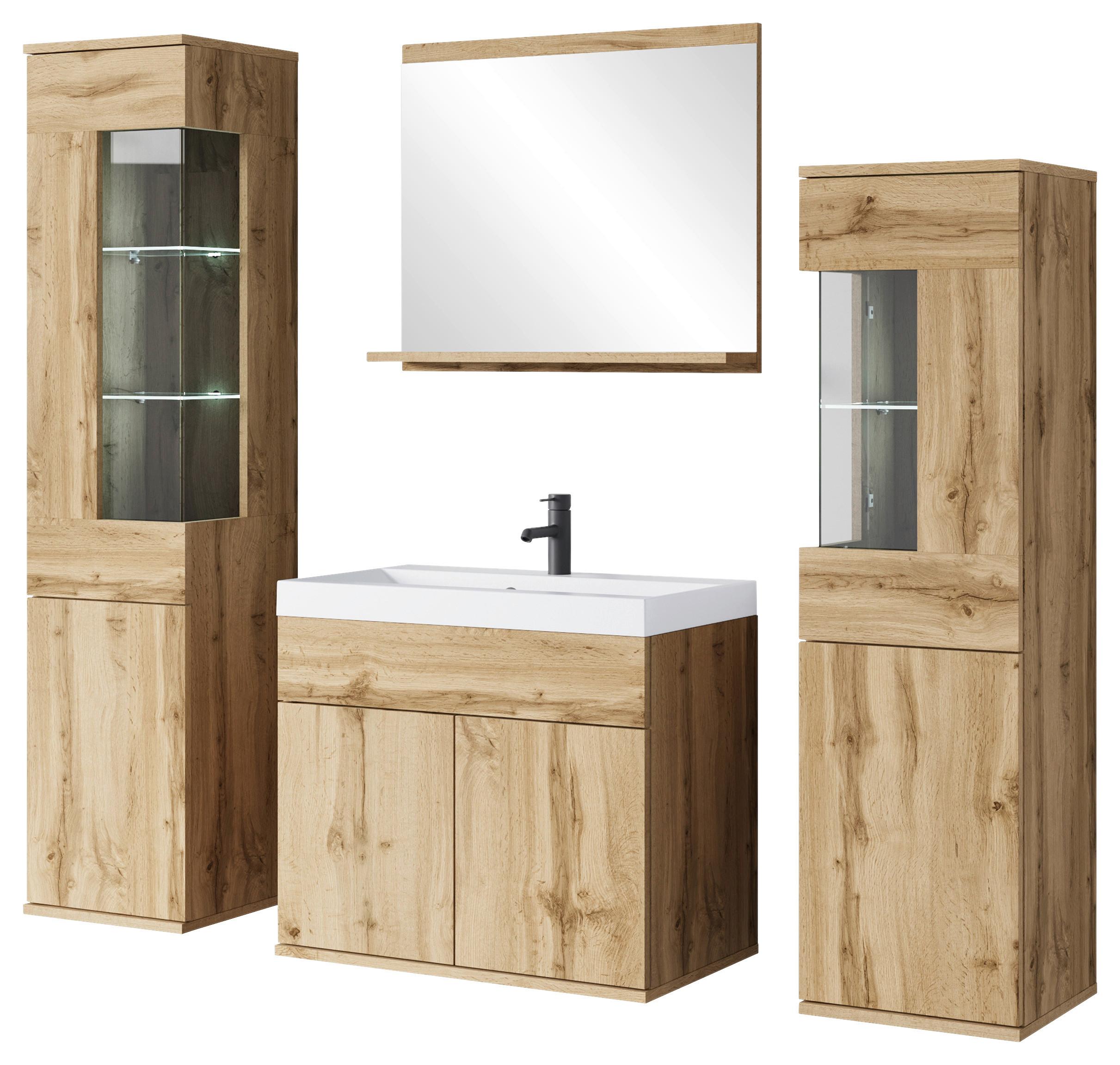 Badezimmer Narobi Eiche Wotan B: 120,4 cm
