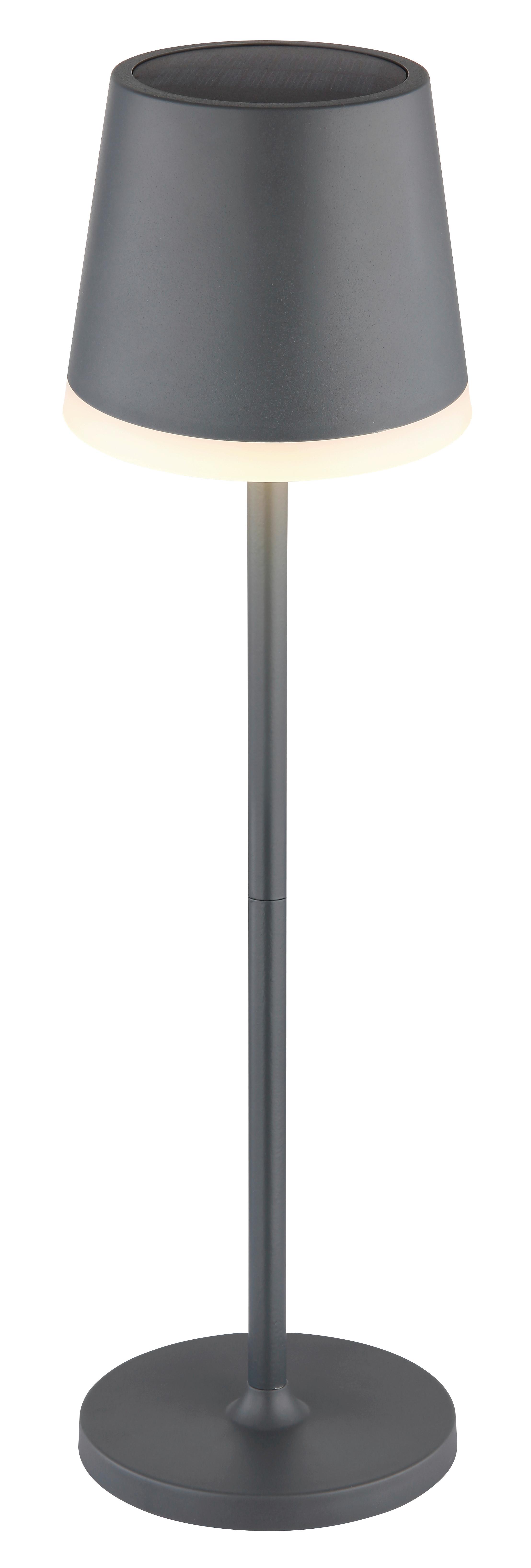 Solarleuchte 36637a - Anthrazit/Schwarz, Design, Kunststoff/Metall (11/26-41cm) - Globo