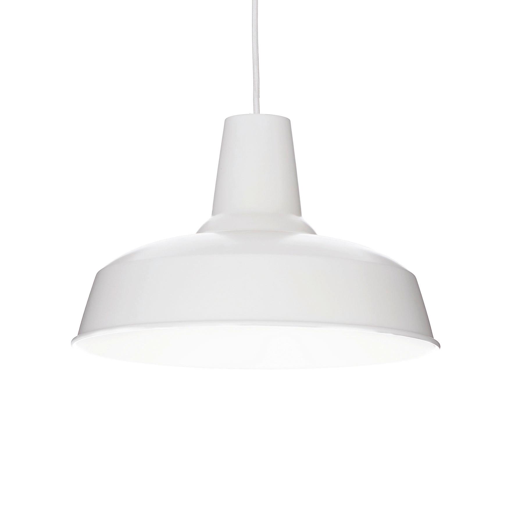 Hängeleuchte Bianco Weiß D: 35 cm - Weiß, Basics, Metall (35/47,5-222,5cm) - Ideal Lux
