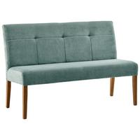 Sitzbank Damla Mintgrün/eichefarben B: 137 Cm - Eichefarben/Mintgrün, KONVENTIONELL, Holz/Textil (137/92/66cm) - Cantus