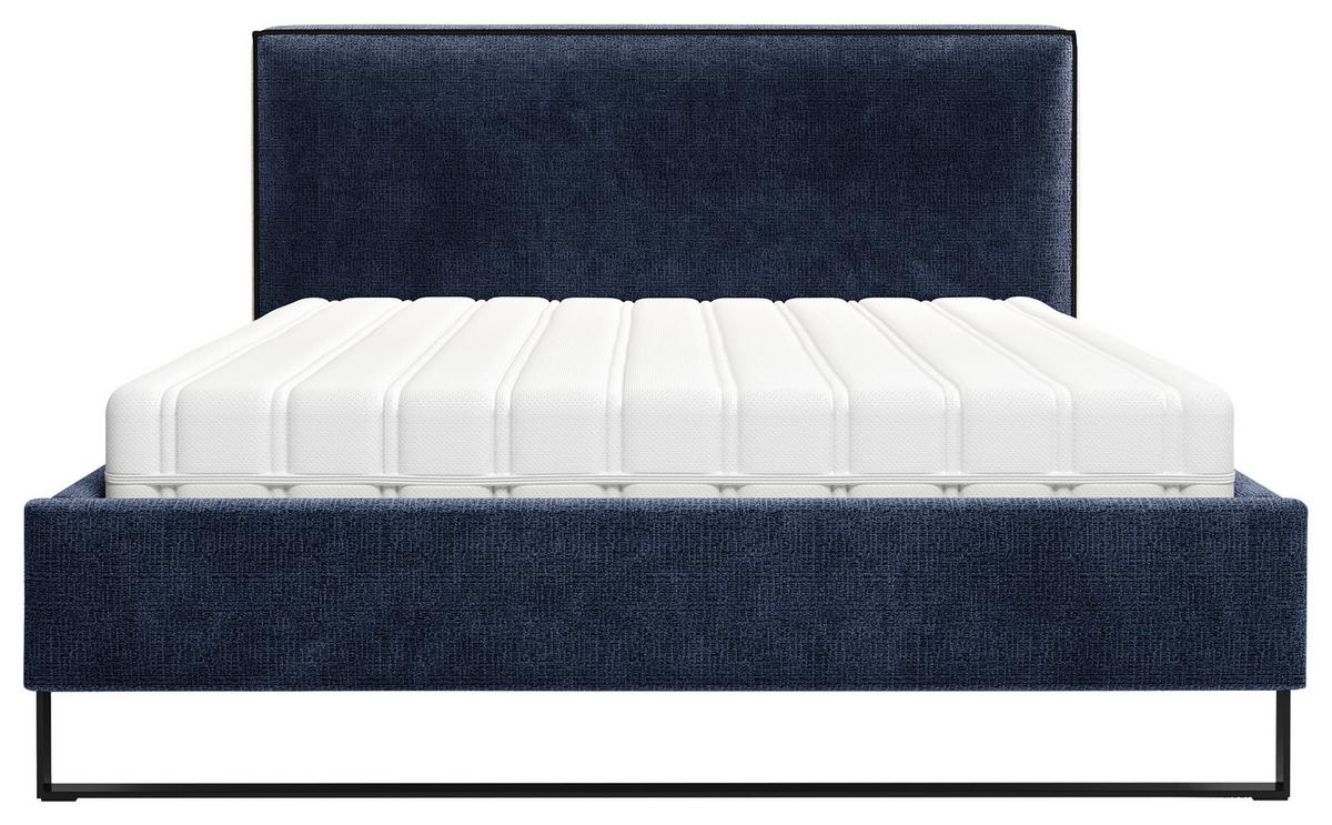 Polsterbett Winter Anthrazit Lf: 180x200 Cm - Anthrazit/Schwarz, MODERN, Holz/Holzwerkstoff (180/200cm) - MID.YOU