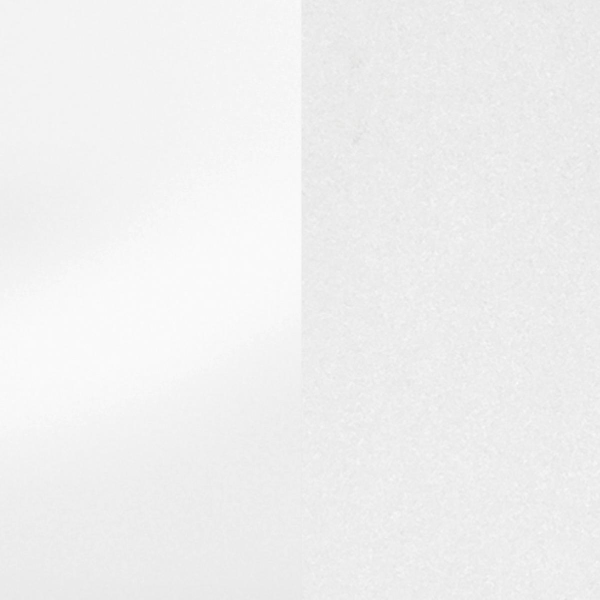 Küchenleerblock Neapel Weiß/Eiche Dekor B: 330 cm - Weiß Hochglanz/Weiß, MODERN, Holzwerkstoff (330cm) - Held