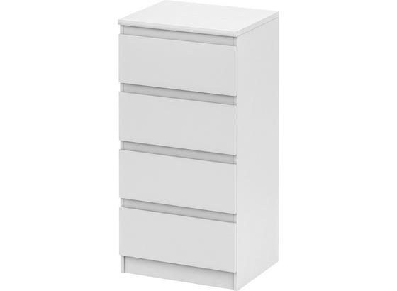 Komoda Smart 1 New - biela, Moderný, kompozitné drevo (55/110/45cm) Komoda Smart 1 New - biela, Moderný, kompozitné drevo (55/110/45cm)
