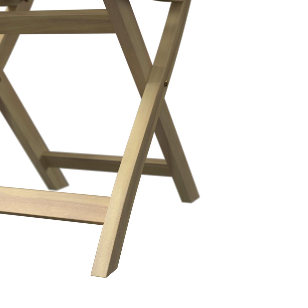 Balkonset Kopenhagen - Akaziefarben, MODERN, Holz - Beldano