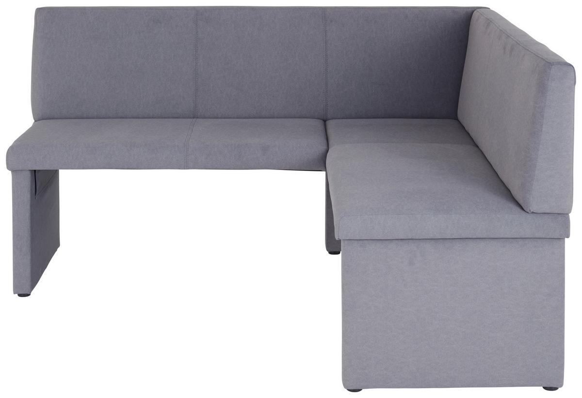 Eckbank Campel - Schwarz/Grau, KONVENTIONELL, Textil (167/147cm)