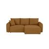 Ecksofa Joni Geld S: 250 Cm - Braun, Design, Textil (250/151cm) - MID.YOU