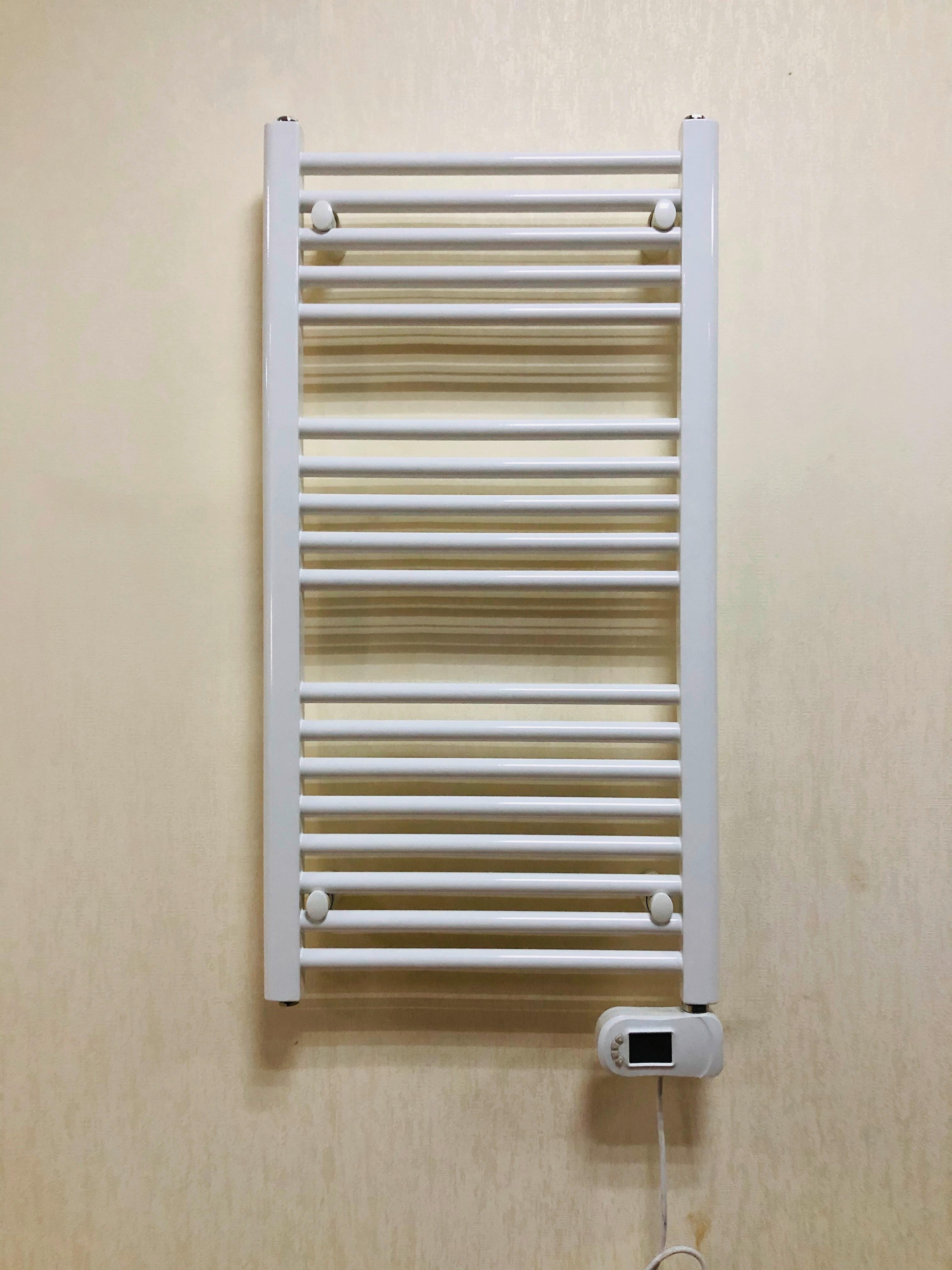 Handtuchheizkörper Uno 92x48 cm Gerade - Weiß, Basics, Metall (48/92/3cm)