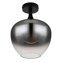 Deckenleuchte 15548d Maxy - Schwarz, Basics, Glas/Metall (24/31,5cm) - Globo
