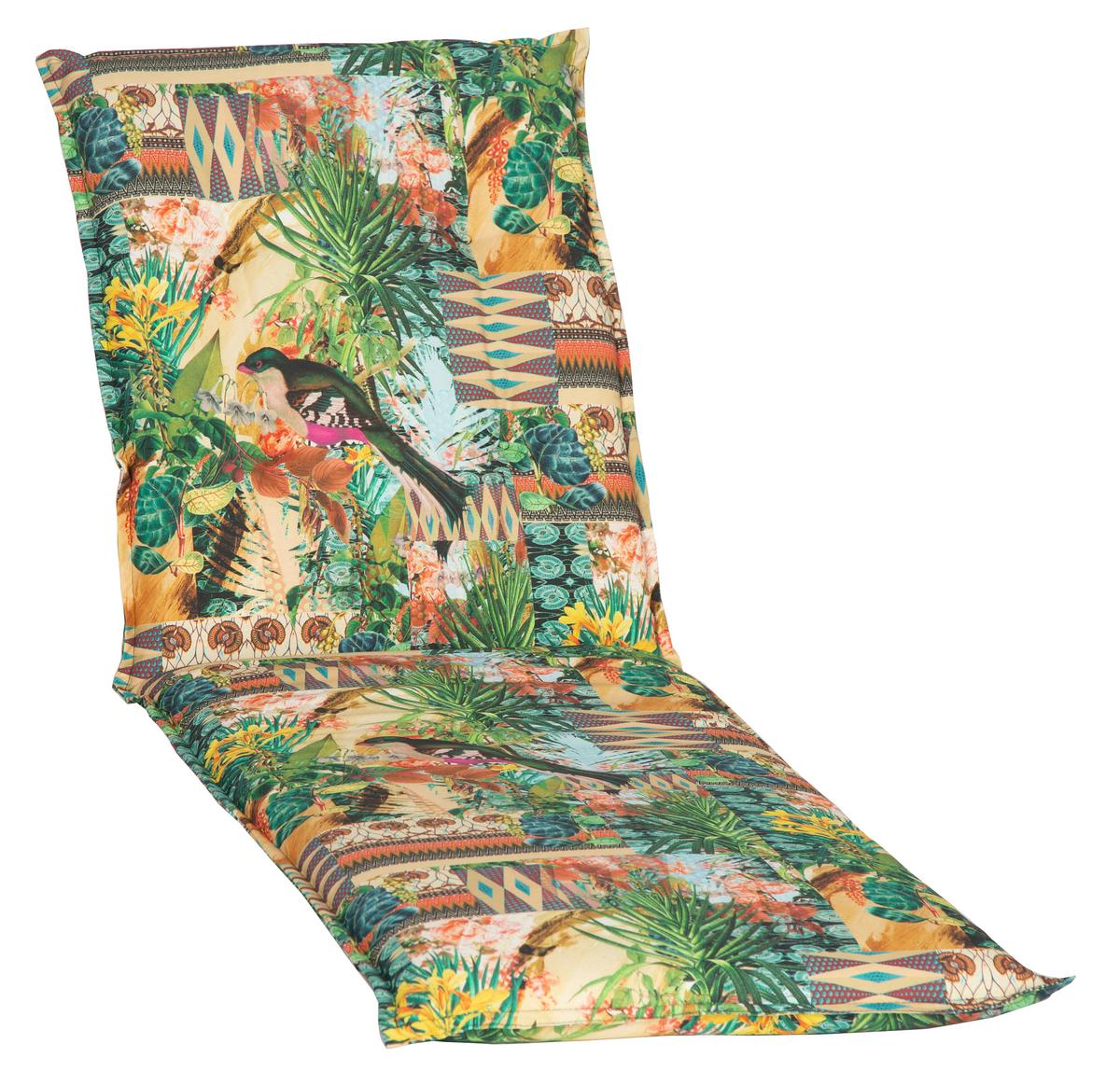 Auflage für Liege Texas 191x58x8 cm Grün - Grün, Basics, Textil (191/58/8cm) - Gardenson