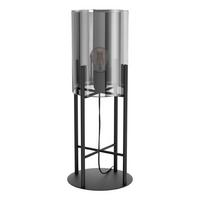 Tischleuchte 43144_glastonbury - Schwarz, Design, Glas/Metall (20,5/56,5cm) - Eglo