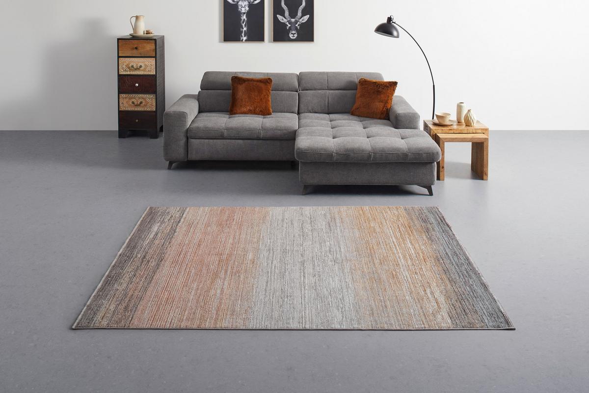 TKANÝ KOBEREC DUNHAVN - terracotta/krémová, Konvenční, textil (160/230cm) - Mömax
