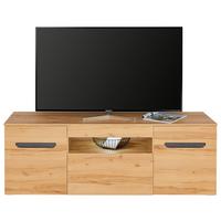 Tv-lowboard Alana 156,6 Cm Crenata Dekor - MODERN, Holzwerkstoff (156,6/57,4/50cm)
