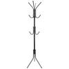 Kleiderständer Space Iv Schwarz Stahl 11 Haken H:180cm - Schwarz, MODERN, Metall (44/180/44cm) - MID.YOU