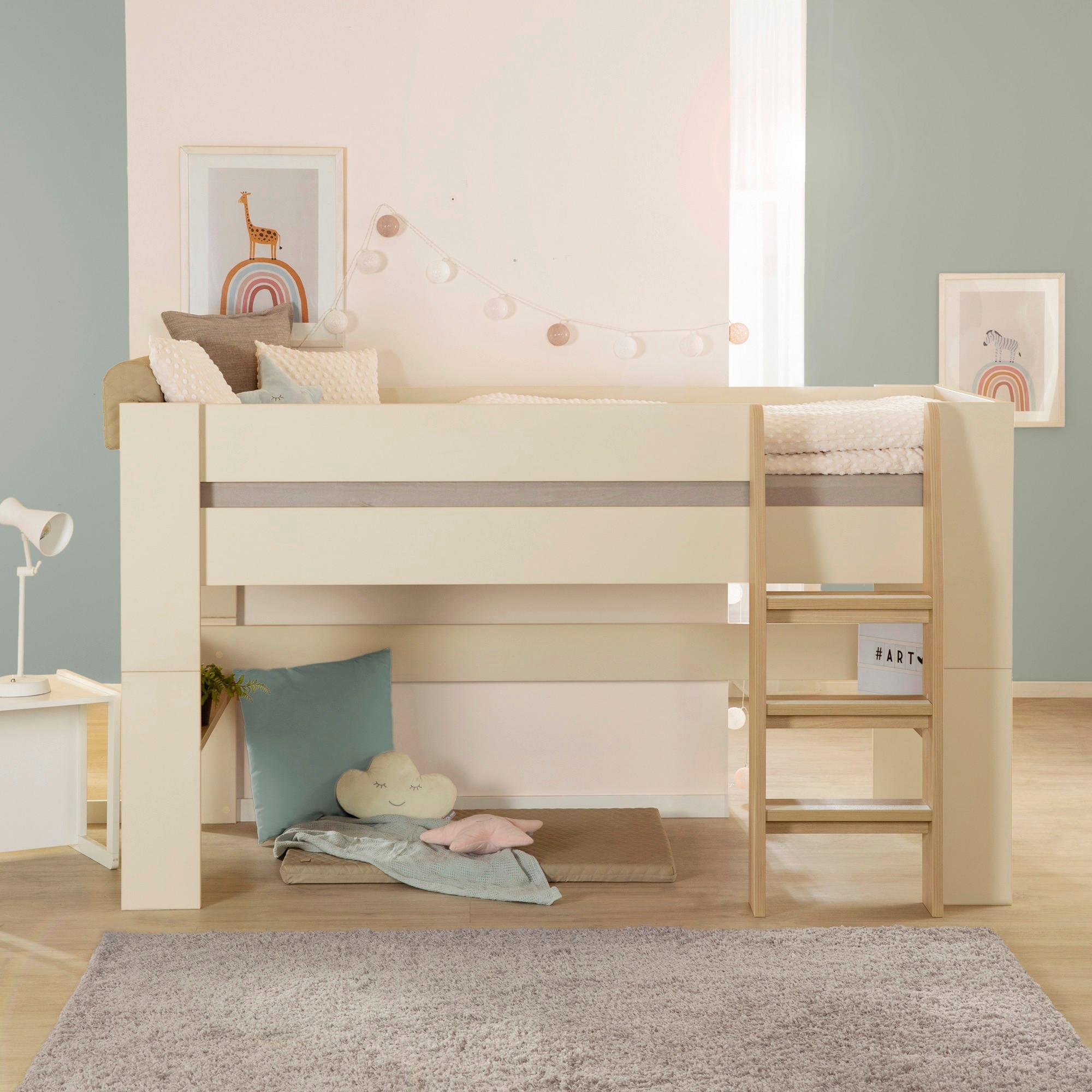 Umbaubett Flexi Grow Kurz Kashmir - Kaschmir, KONVENTIONELL, Holzwerkstoff (206,5/117/113,5cm) - Roba