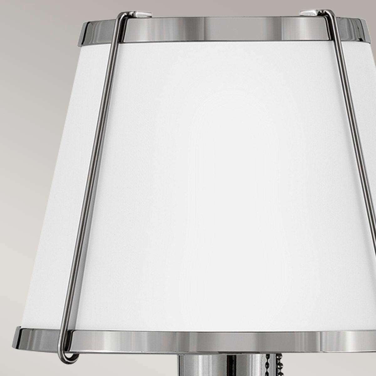Falilámpa Hk-Clarke1-Pn-Wh - nikkelszínű/fehér, Konventionell, fém (40/18,4/22,2cm) - Elstead Lighting