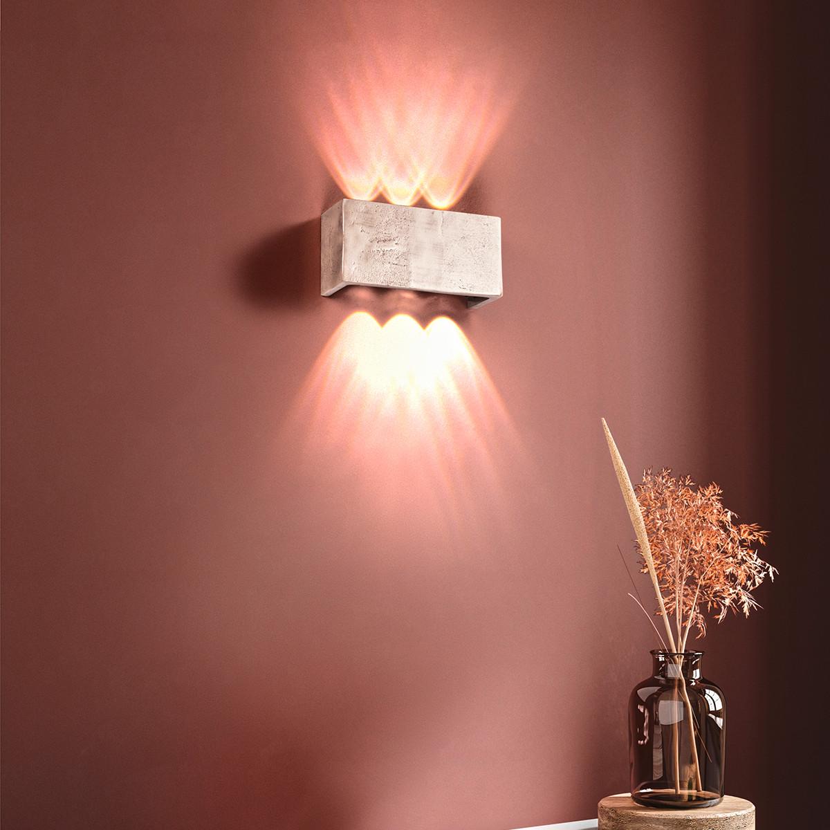 Led-wandleuchte 30578 Cog - Nickelfarben, Design, Metall (21/10/7cm) - Fischer & Honsel