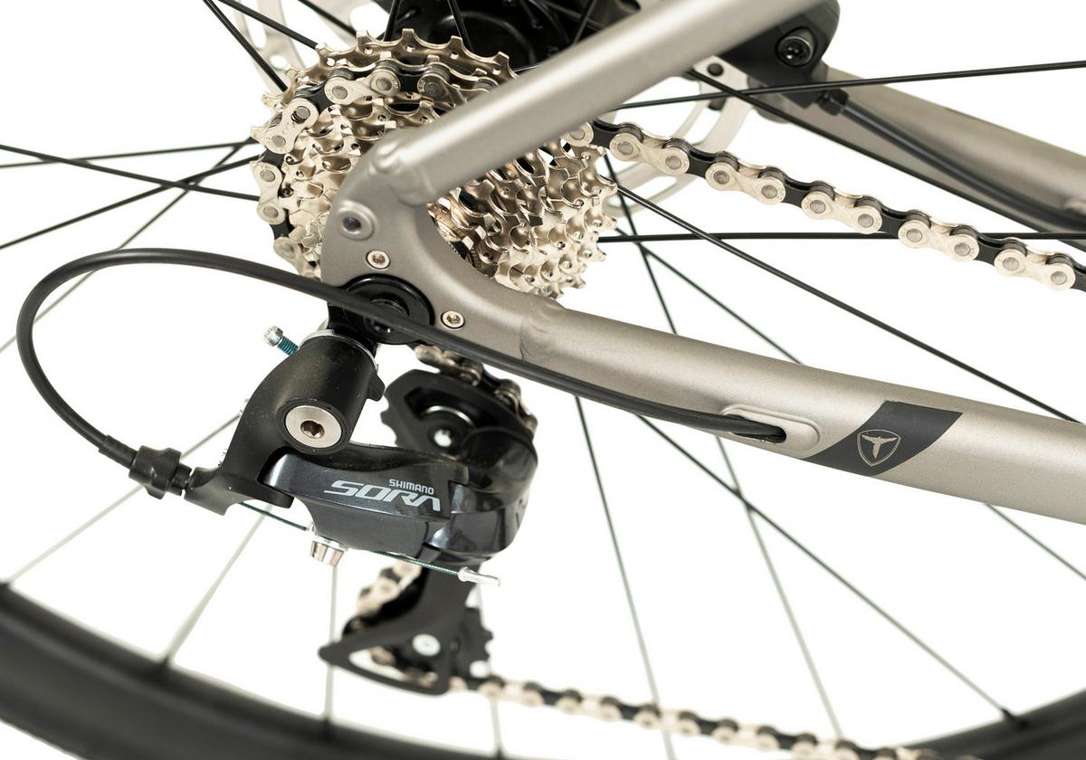 Elektrofahrrad Totem Urban Platin - Hellgrau, Basics, Metall (180/70/100cm)