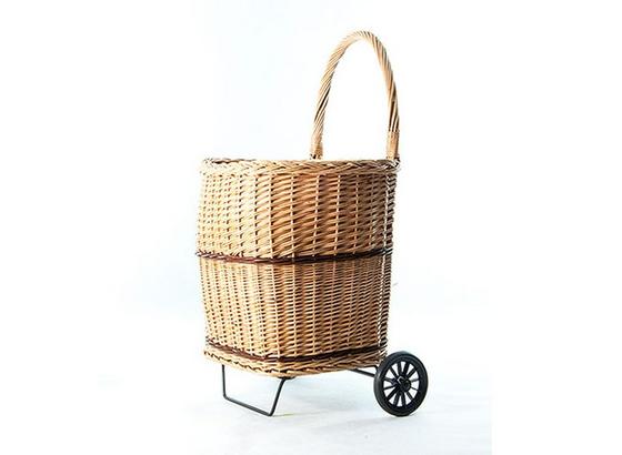 Kaminholzwagen Weide - Hellbraun, Holz/Kunststoff (48/41/80cm) Kaminholzwagen Weide - Hellbraun, Holz/Kunststoff (48/41/80cm)