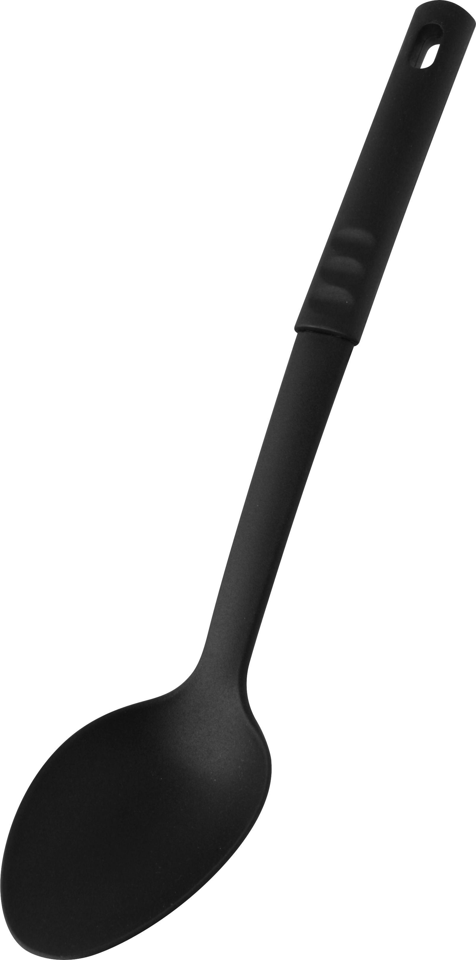 Szervírozó Kanál Probus - Fekete, konvencionális, Műanyag (30cm)