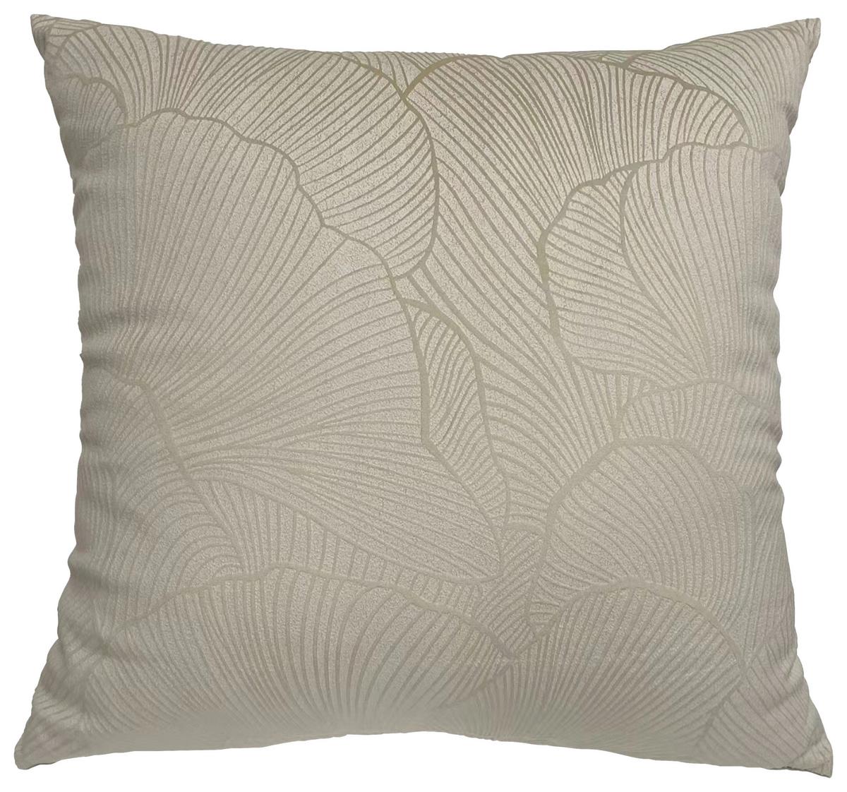 Zierkissen Elina - Beige, MODERN, Textil (45/45cm) - Luca Bessoni