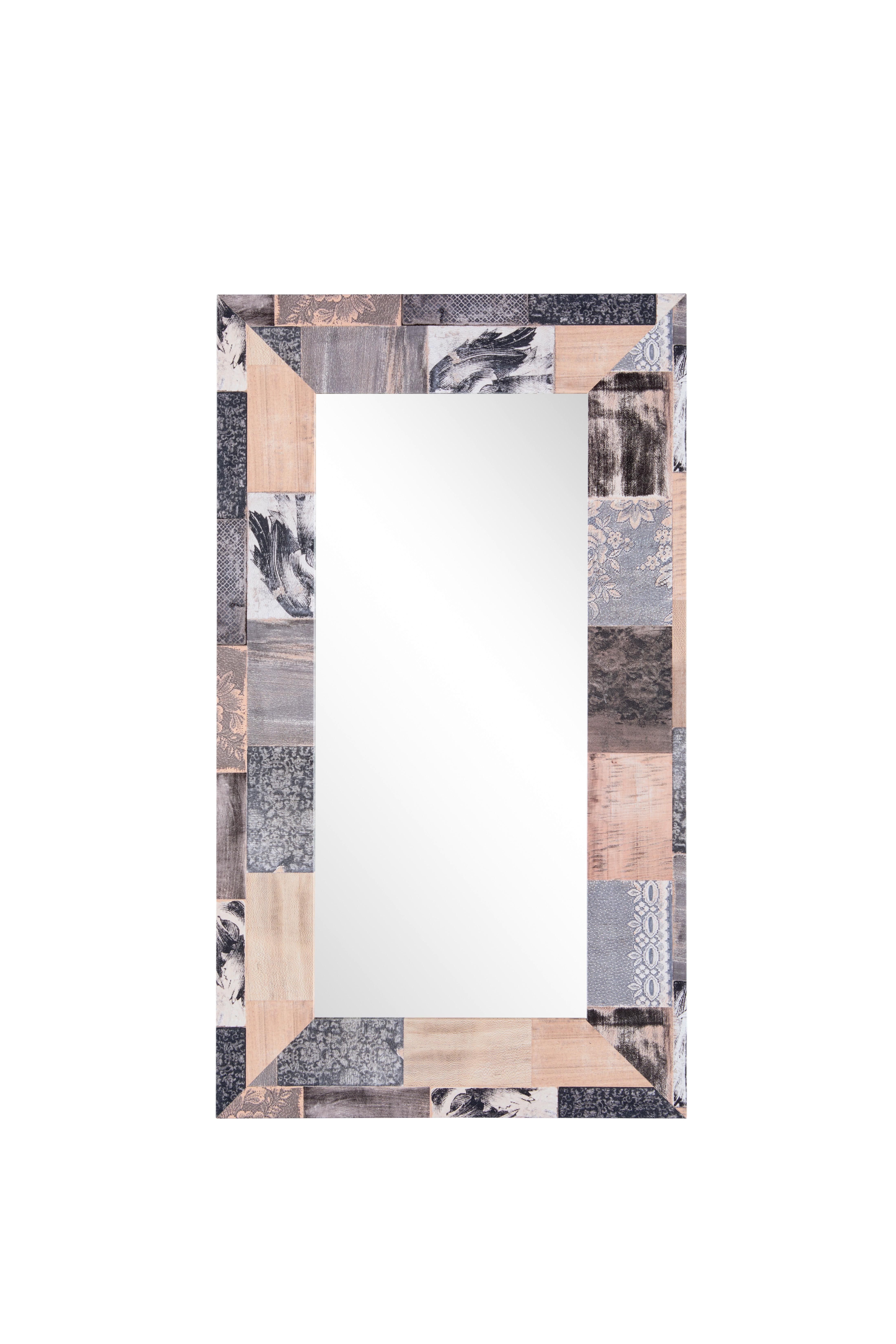 Dekospiegel Senara II Multicolor BxH: 84x48 cm - Multicolor, MODERN, Glas/Holzwerkstoff (84/48cm)