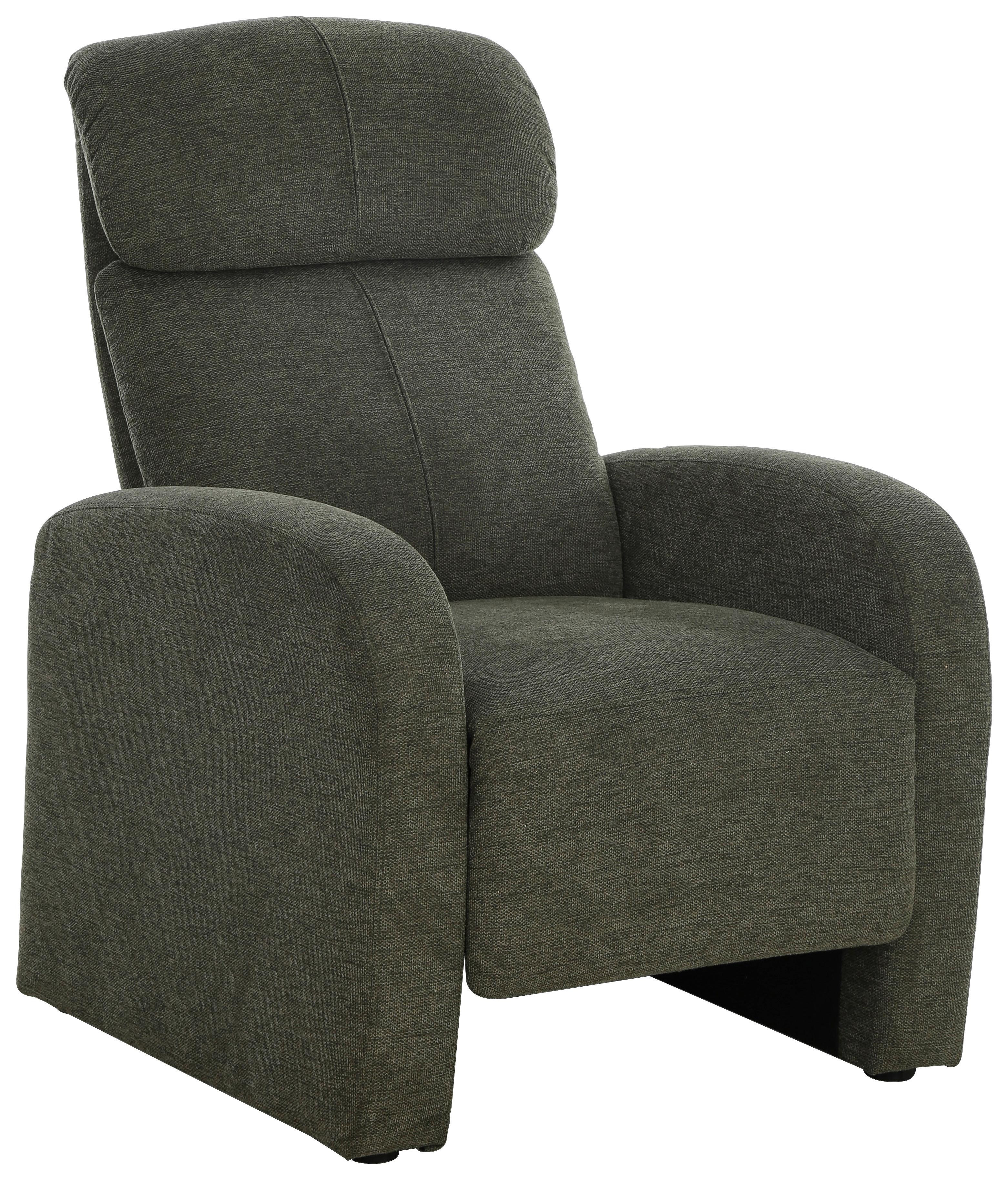 Relaxačné kreslo KORFU, zelené mikrovlákno - zelená, Modern, kov/drevo (73.5/104/90cm) - Based