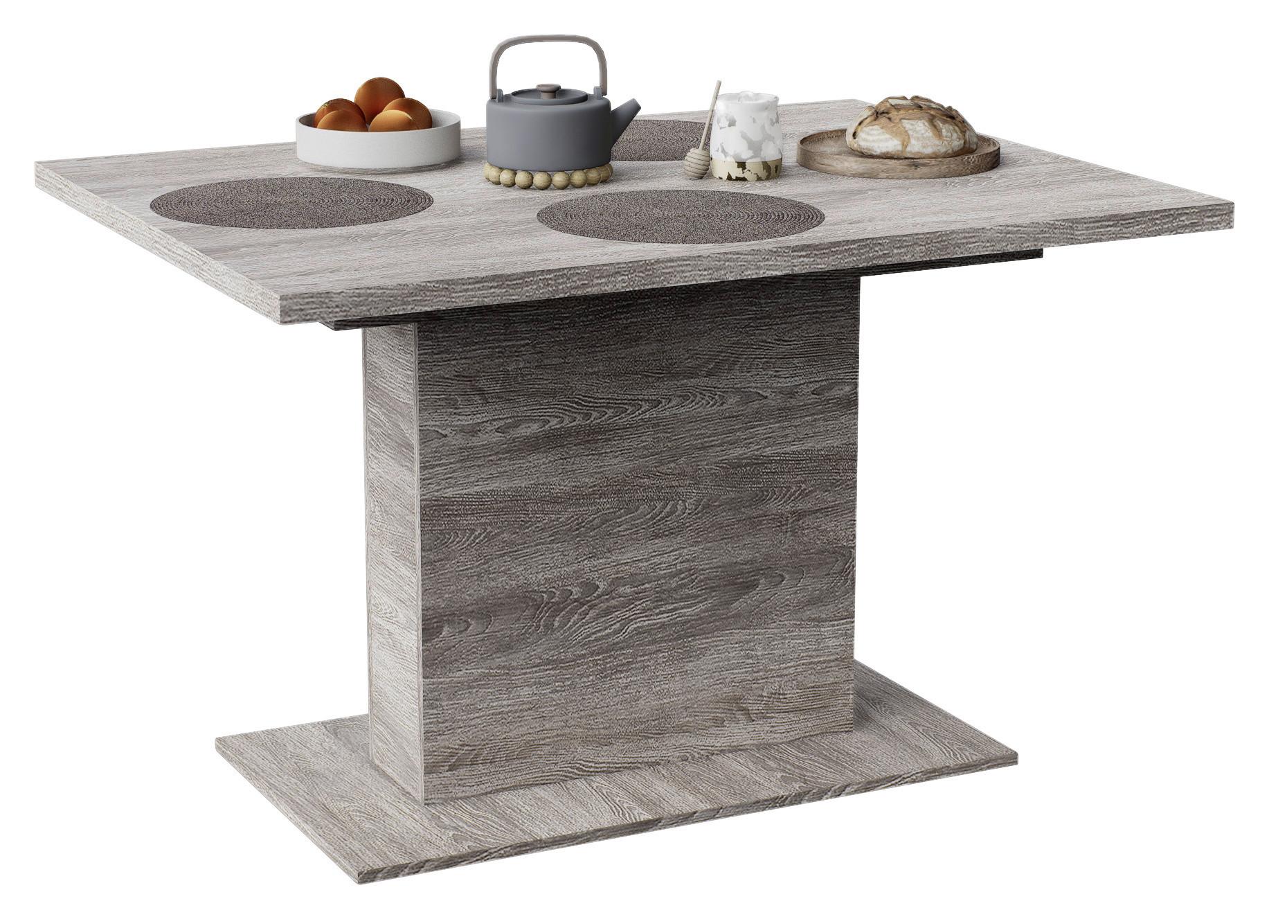Kihúzható Étkezőasztal Corina 2 - Modern, faalapú anyag (120-160/75,9/90cm)