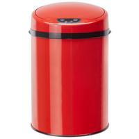 Odpadkový kôš ECHTWERK SENSOR - čierna/červená, Konventionell, kov/plast (24,5/37,5cm) - Echtwerk