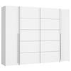 Kleiderschrank B: 270 Cm Narago Weiß - Weiß, MODERN, Holzwerkstoff/Kunststoff (270/210/61cm) - MID.YOU