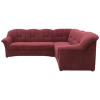 Ecksofa Mit Schlaffunktion Papenburg Beerenfarben - Beere/Schwarz, KONVENTIONELL, Textil (243/192cm) - MID.YOU