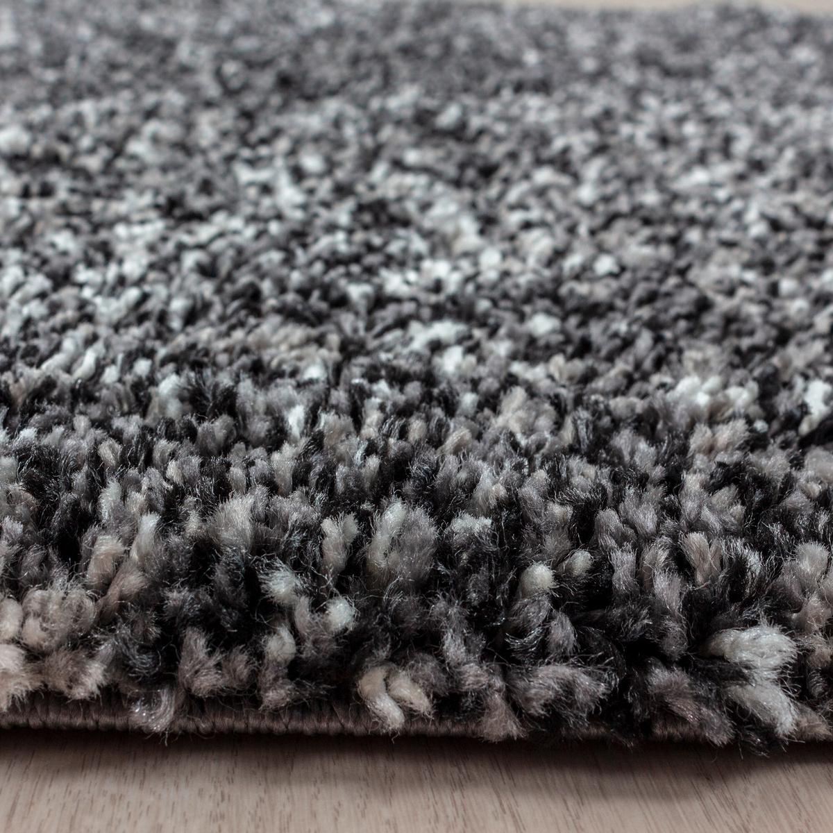 Hochflorteppich Enjoy - Anthrazit, KONVENTIONELL, Textil (160/160cm) - Novel