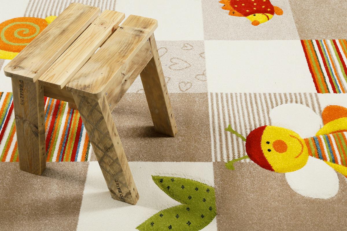 Kinderteppich Bee 2.0 - Beige, Trend, Textil (80/150cm) - Esprit