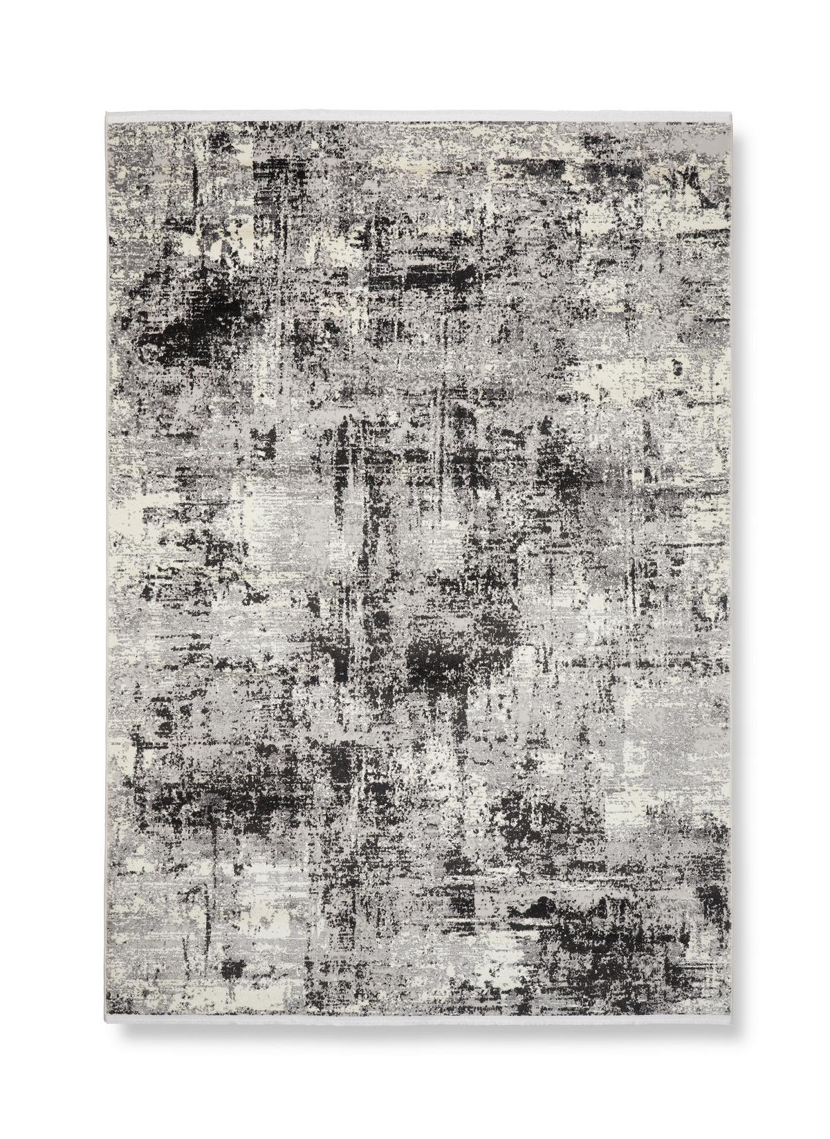 Tkaný koberec Malik 1, 80/150cm - černá/antracitová, Moderní, textil (80/150cm) - Mömax