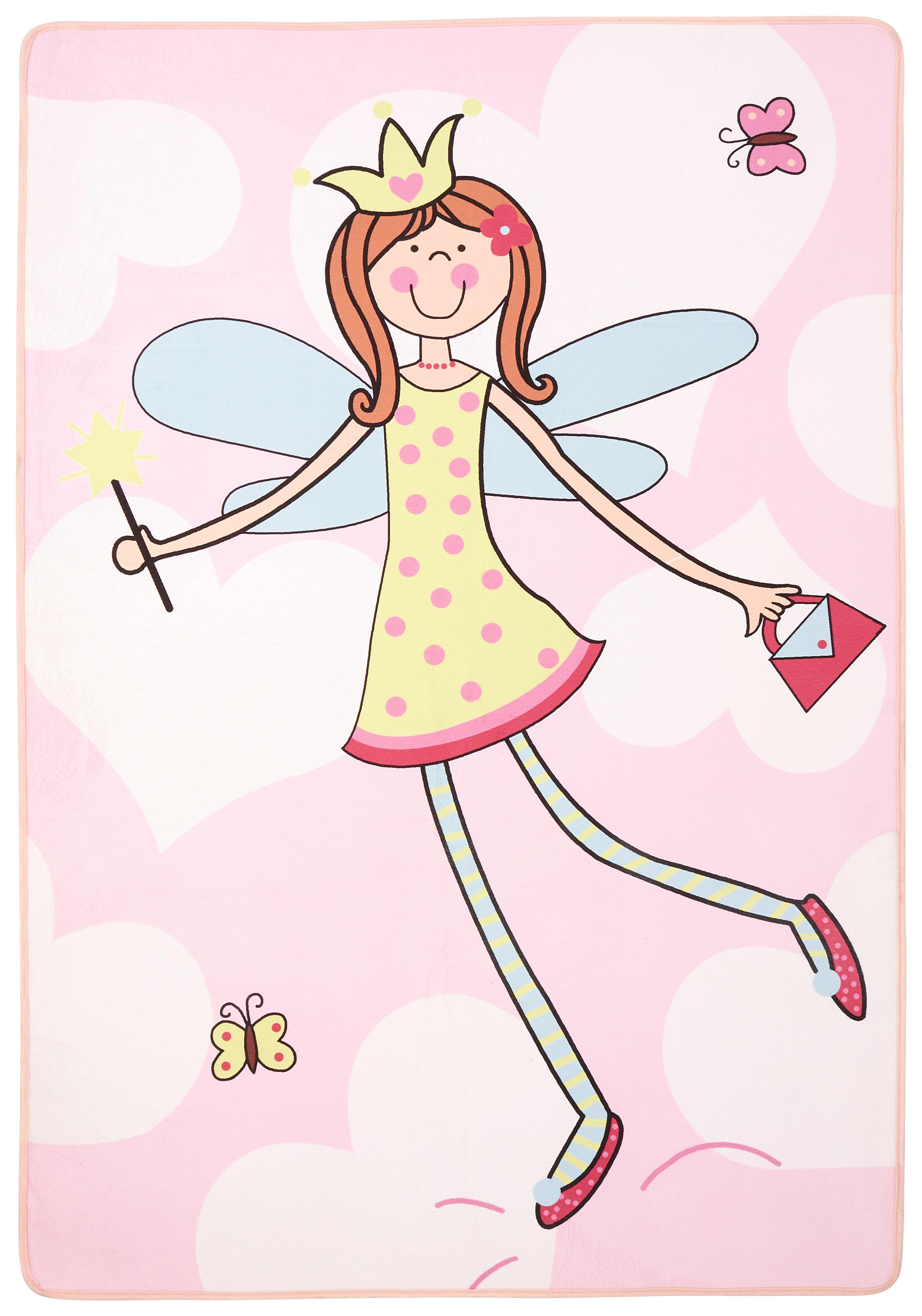 Gyerekszőnyeg Sofia - Rózsaszín, Textil (100/150cm) - Luca Bessoni