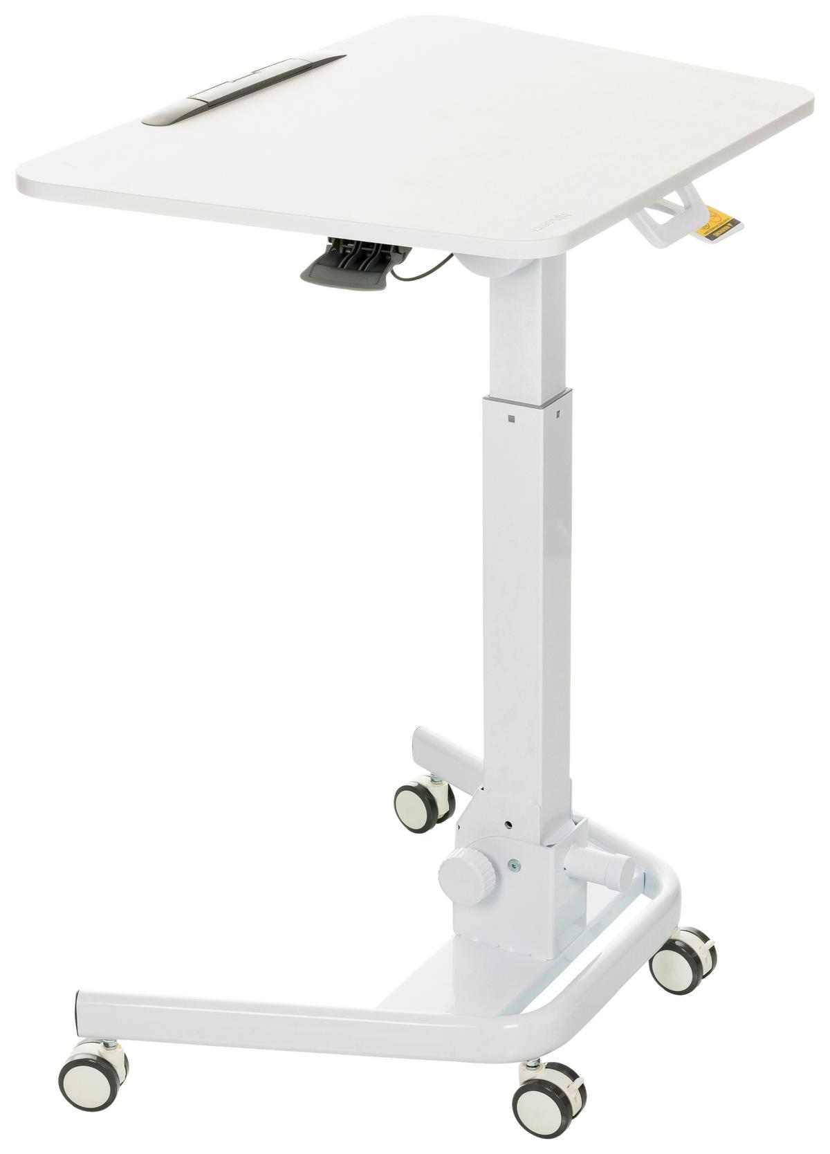 Sitz/stehtisch, Arbeitstisch Stand Vm-Su Ii - Weiß, Basics, Holzwerkstoff/Kunststoff (73/50/77cm) - MID.YOU