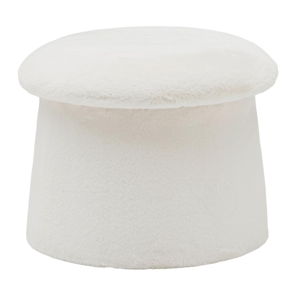 TABURET FUNGI -TREND- - šedohnědá, Romantický / Rustikální, kompozitní dřevo/textil (51/39/51cm) - Premium Living
