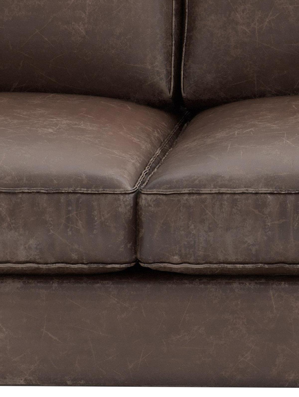 Ecksofa Packo Braun S: 265x160 Cm - Schwarz/Braun, Design, Textil (265/160cm) - Livetastic