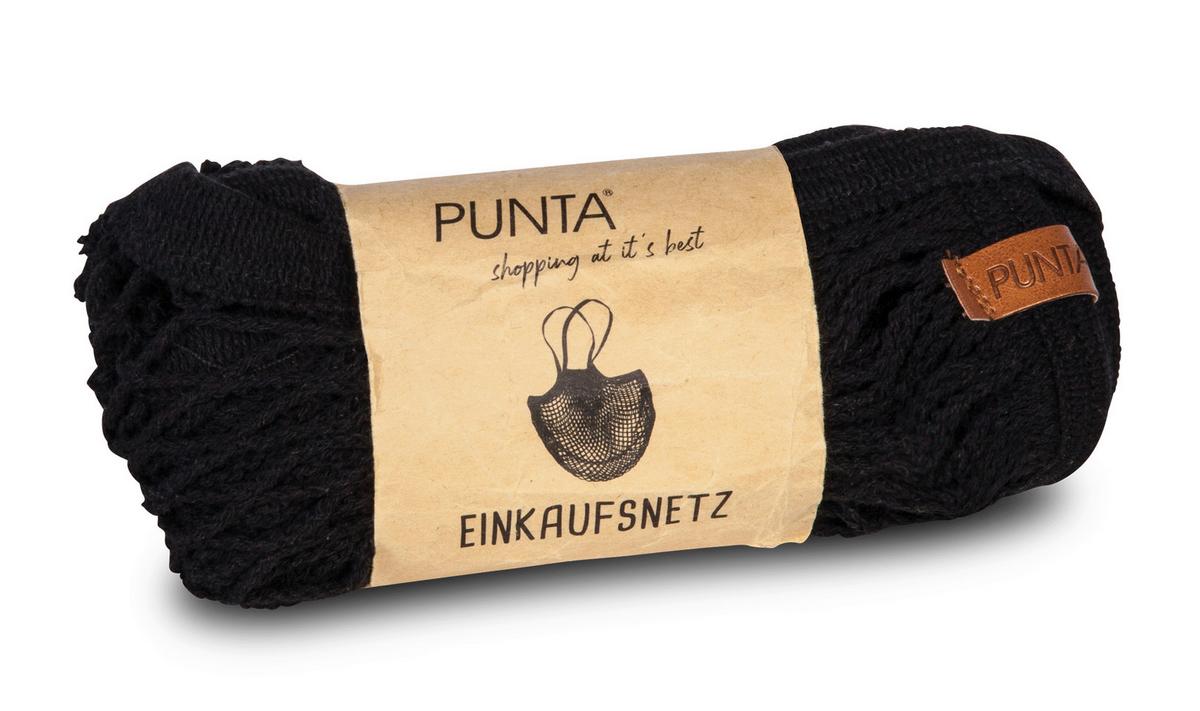 NÁKUPNÁ TAŠKA PUNTA - modrá/čierna, Konventionell, textil (32/38cm) - Zandiara