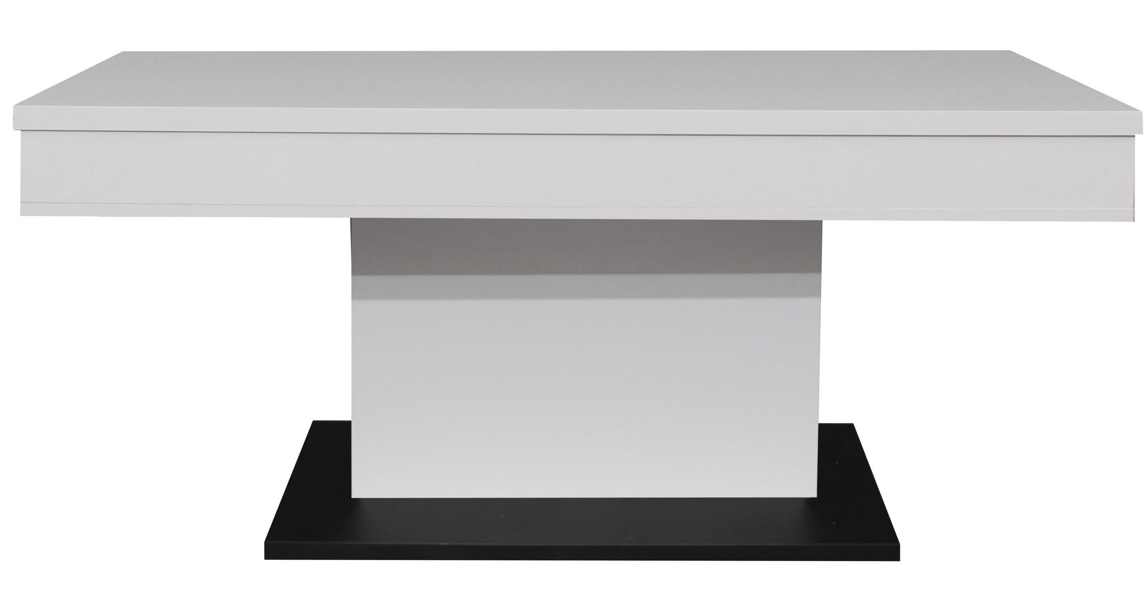 Couchtisch Lift Schwarz/eiche Artisan B: 110cm - Schwarz/Eiche Artisan, Design, Holzwerkstoff/Metall (110/58-77/60cm) - MID.YOU