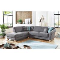 Ecksofa Gotland grau, 212x257 cm - Naturfarben/Grau, KONVENTIONELL, Textil (212/257cm) - Sit & More