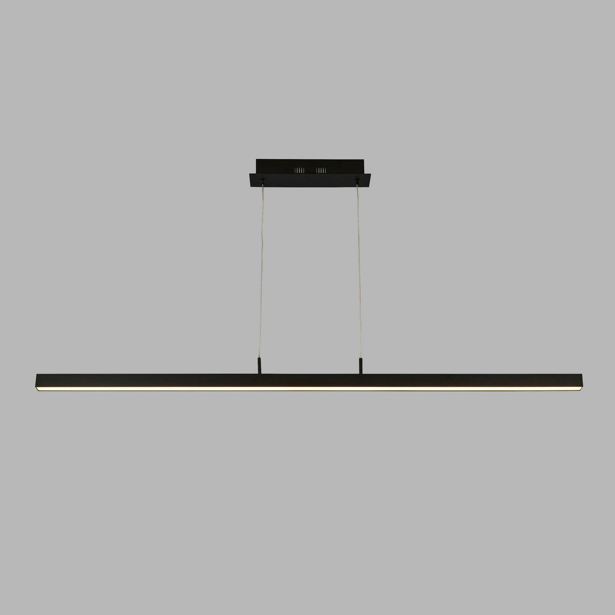 LED-Hängeleuchte 96381-1bk - Schwarz/Weiß, Basics, Kunststoff/Metall (80/70/118.5cm)