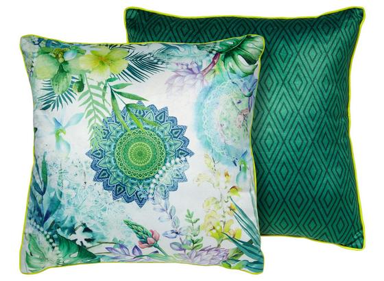 Zierkissen-doubleface Viridi - Multicolor/Grün, MODERN, Textil (48/48cm) Zierkissen-doubleface Viridi - Multicolor/Grün, MODERN, Textil (48/48cm)