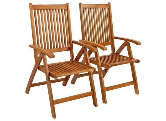 Gartenklappsessel-Set Bangor B: 56 cm Hellbraun - Hellbraun, KONVENTIONELL, Holz (56/105/71cm) - Ambia Garden Gartenklappsessel-Set Bangor B: 56 cm Hellbraun - Hellbraun, KONVENTIONELL, Holz (56/105/71cm) - Ambia Garden