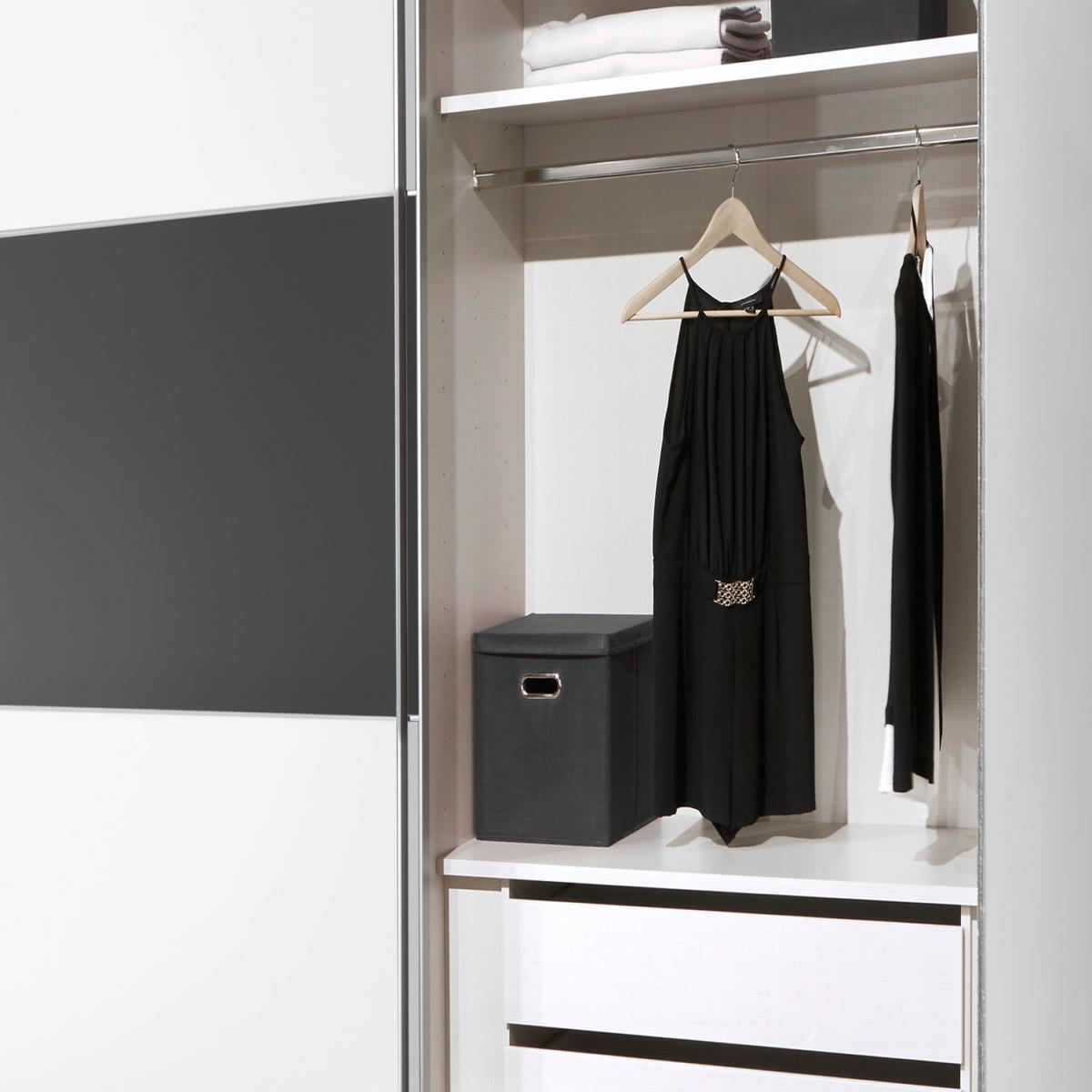 Schwebetürenschrank 249 Cm Includo, Weiß/anthrazit - Anthrazit/Weiß, Design (249/222/68cm) - MID.YOU